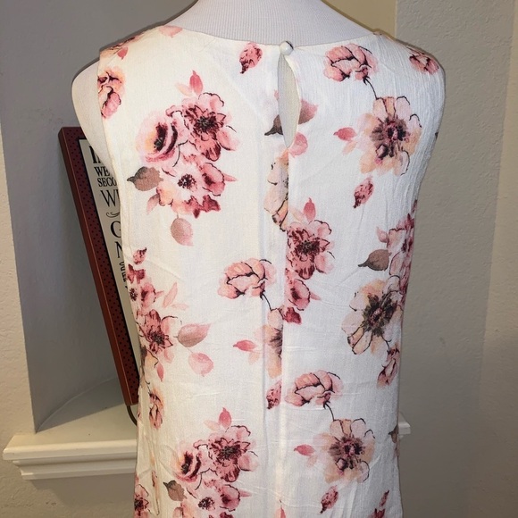 Altar’d State white floral sleeveless dress, Small - Picture 3 of 6